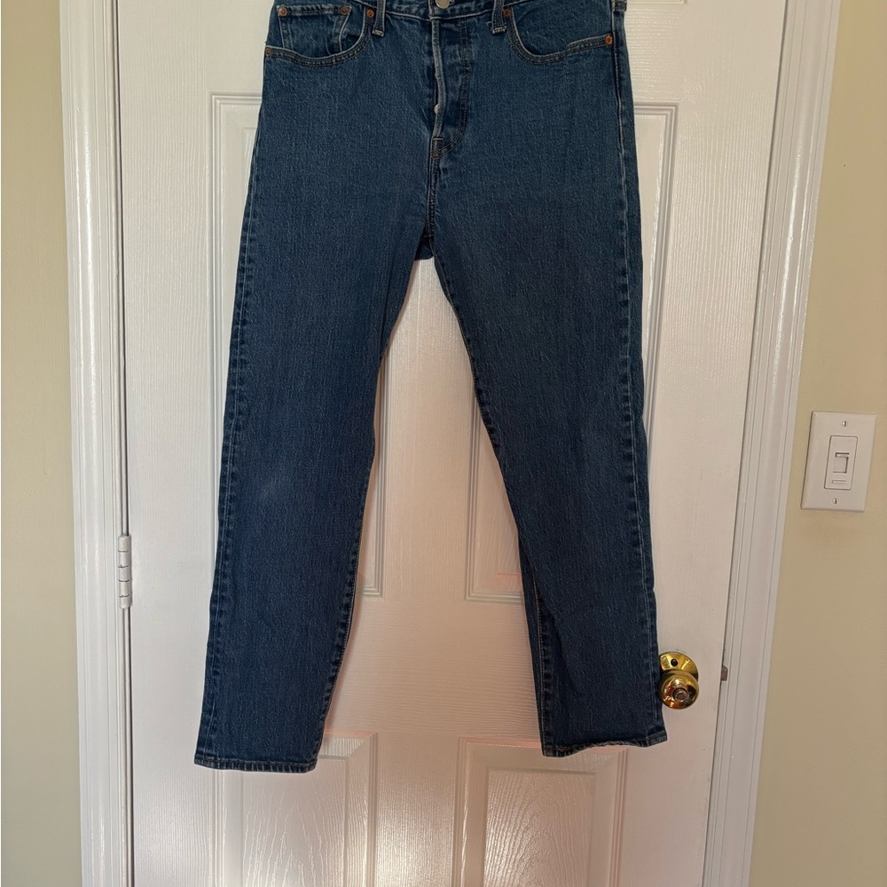 Levi's Dark Blue Straight Jeans